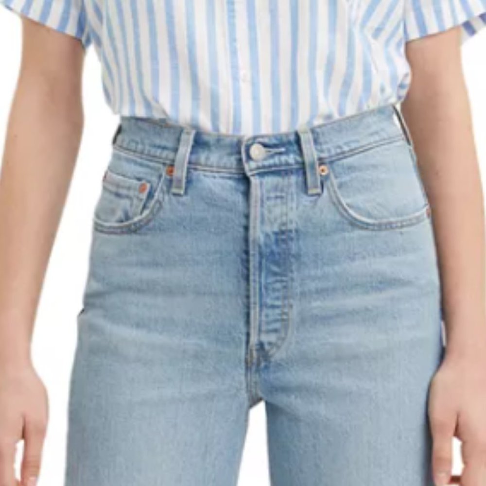 Women's Ribcage Straight Ankle Jeans